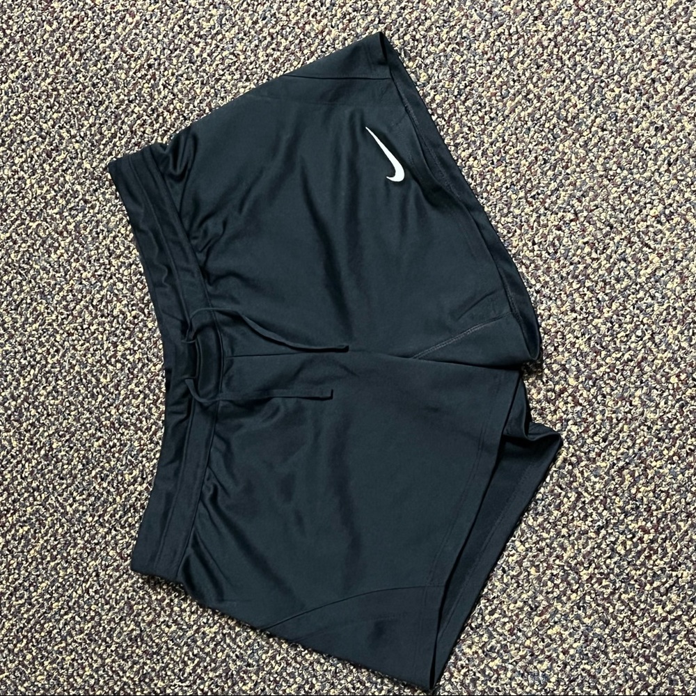 Black Nike athletic shorts
